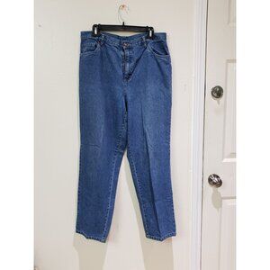 Two Twenty women's straight leg, 100% cotton, denim jeans, size 14